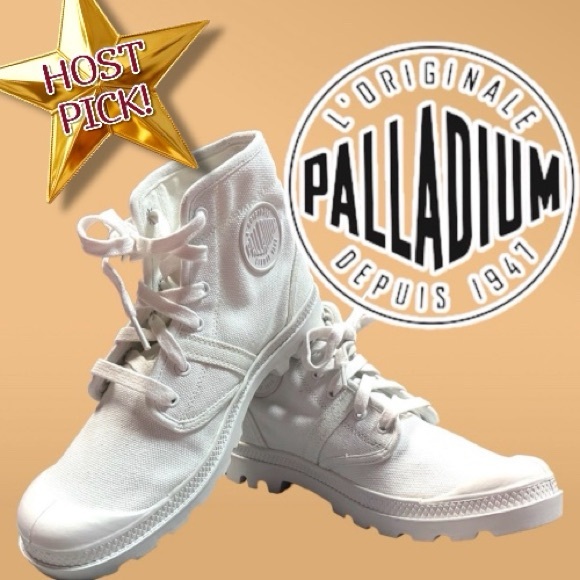 Palladium Other - 💥HP💥 NWOT Palladium PAMPA high top sneakers in white. Size men’s 8 👟